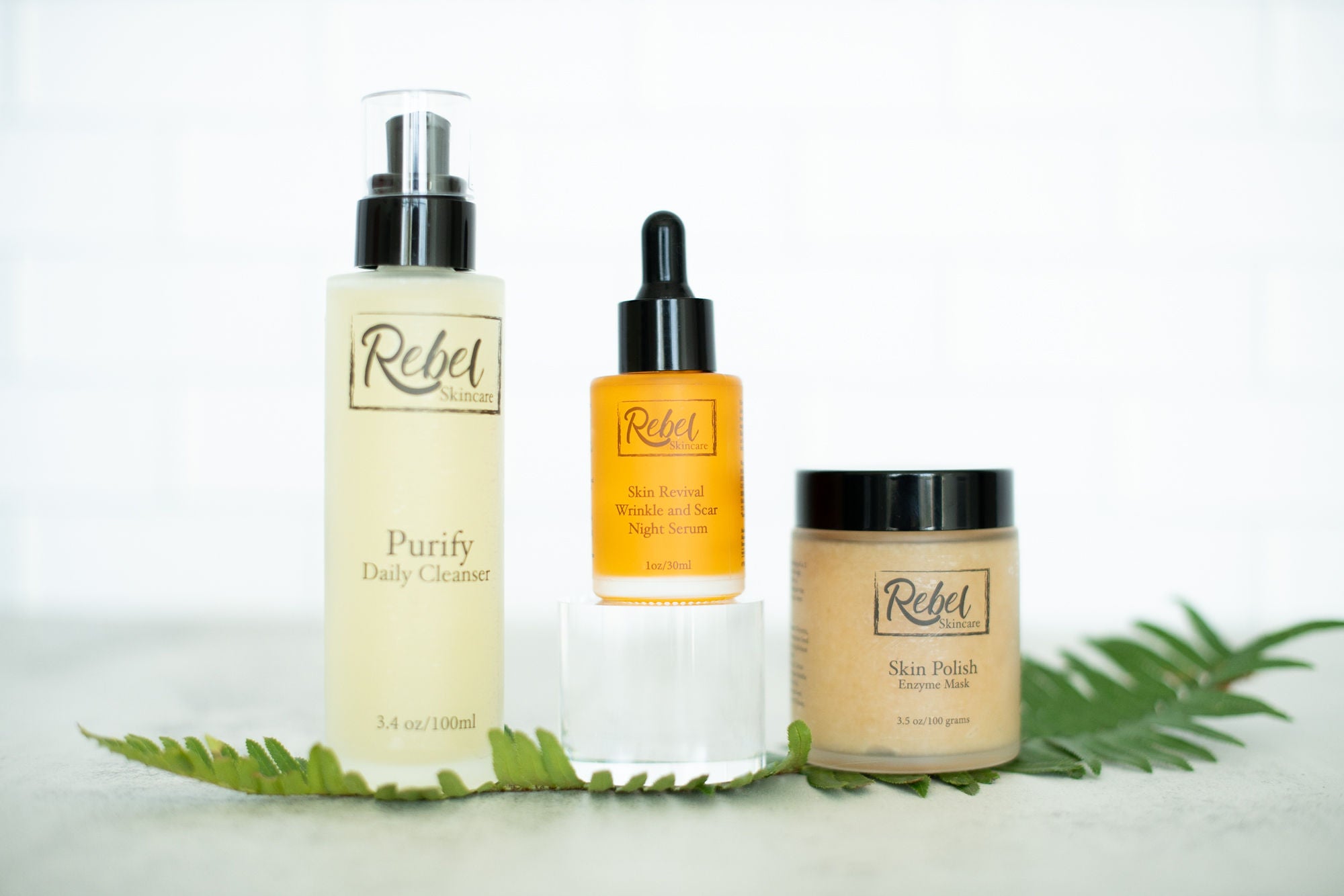 The Original Trio: Daily Purify Cleanser, Exfoliating Enzyme Mask & Anti-Aging Night Serum