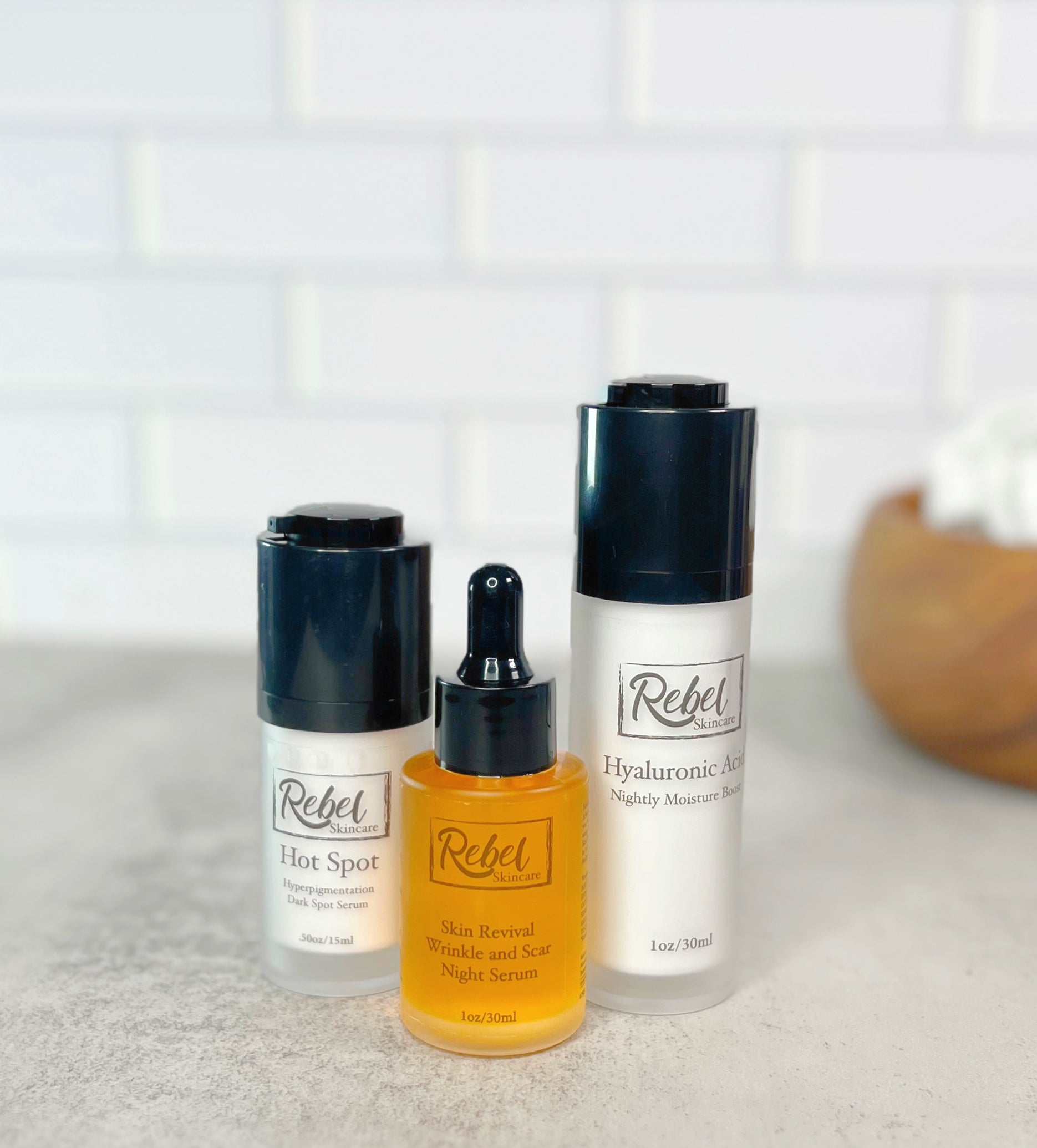 Serum Trio: Skin Revival, Hot Spot, and Hyaluronic Acid